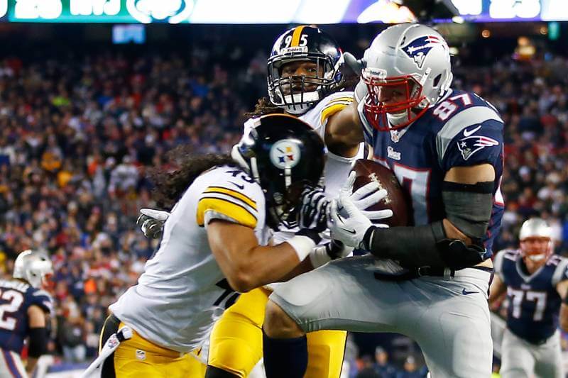 Gronkowski vs Steelers